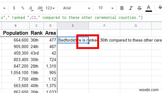 Google 스프레드시트에서 CONCATENATE 함수를 사용하는 방법 