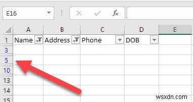 Excel에서 빈 줄을 삭제하는 방법 