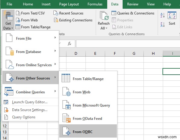 MySQL에 Excel 연결