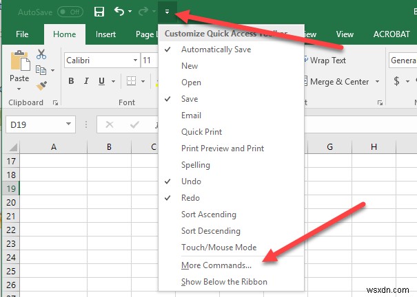 Excel의 셀 말하기 기능을 사용하는 방법 