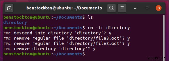 Linux에서 파일 또는 디렉토리를 삭제하는 방법 