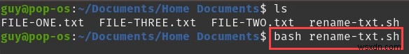 Linux에서 파일 및 폴더 이름을 바꾸는 방법