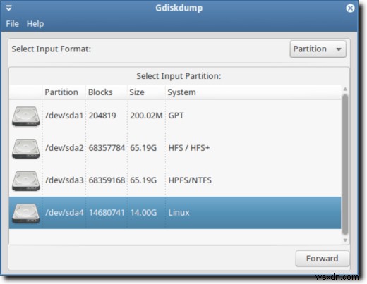 간단한 GUI로 Linux  dd  명령 사용 