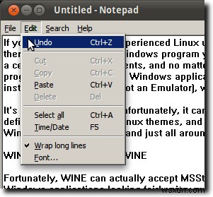 MSStyles를 사용하여 Linux에서 Wine 애플리케이션 테마