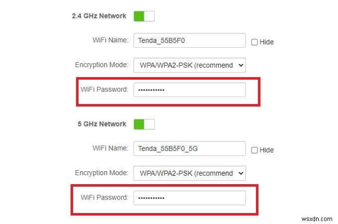 2.4GHz 또는 5GHz Wi-Fi 대역에만 연결하는 방법(전환 방지) 