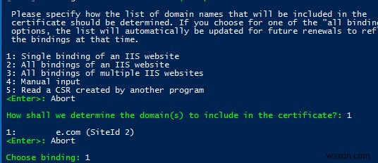 IIS 웹 서버/RDS에 무료 Let s Encrypt TLS/SSL 인증서 설치 