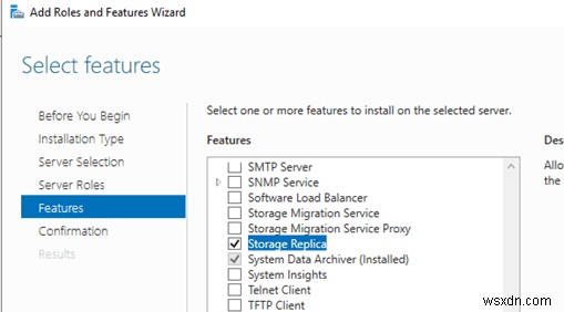 Windows Server 2016에서 저장소 복제본 구성 