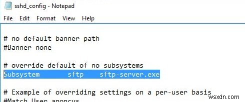OpenSSH를 사용하여 Windows에 SFTP(SSH FTP) 서버 설치 