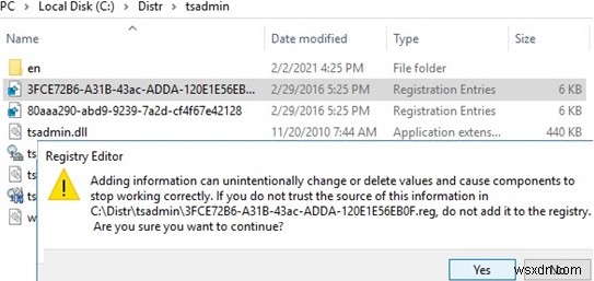 Windows Server 2016 RDS 호스트에서 TSADMIN.msc 및 TSCONFIG.msc 스냅인 사용 