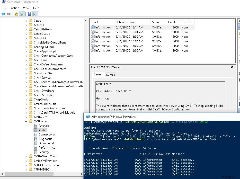 Windows 10/Server 2016에서 SMB v 1.0을 비활성화/활성화하는 방법은 무엇입니까? 