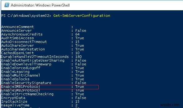 Windows 10/Server 2016에서 SMB v 1.0을 비활성화/활성화하는 방법은 무엇입니까? 