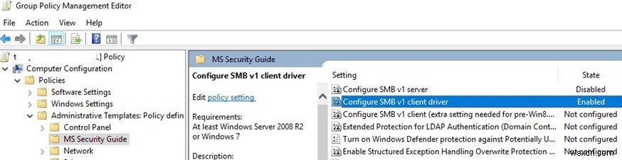 Windows 10/Server 2016에서 SMB v 1.0을 비활성화/활성화하는 방법은 무엇입니까? 