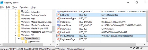 Windows Server Datacenter를 Standard Edition으로 다운그레이드하는 방법은 무엇입니까? 