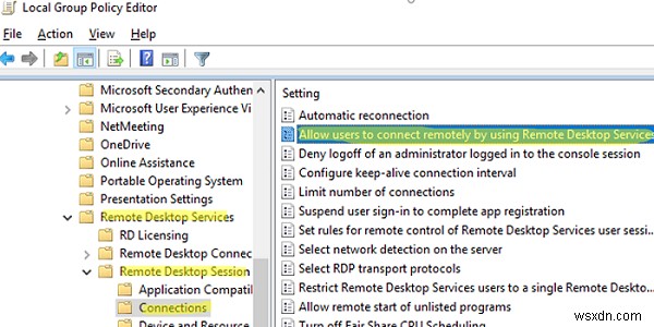 Windows Server RDS 호스트에서 원격 데스크톱 드레인 모드 설정 