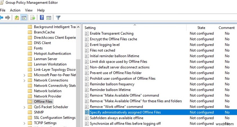 Windows 10에서 오프라인 파일 활성화 및 구성 
