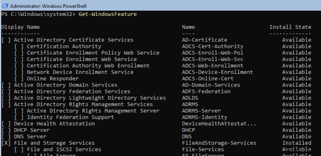 Windows Server Core 구성 및 관리를 위한 기본 명령 