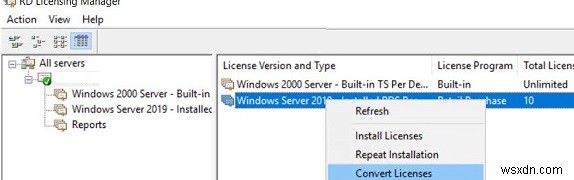 Windows Server 2019/2016에서 RDS 라이선스 역할 및 CAL을 설치하고 활성화하는 방법은 무엇입니까? 