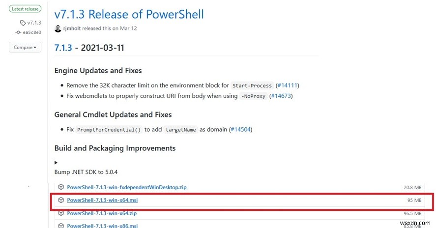 Windows에서 PowerShell 버전 업데이트 