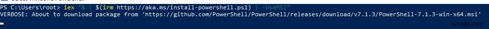 Windows에서 PowerShell 버전 업데이트 