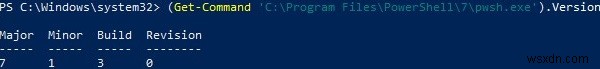 Windows에서 PowerShell 버전 업데이트 