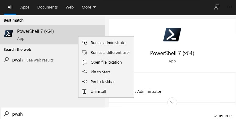 Windows에서 PowerShell 버전 업데이트 