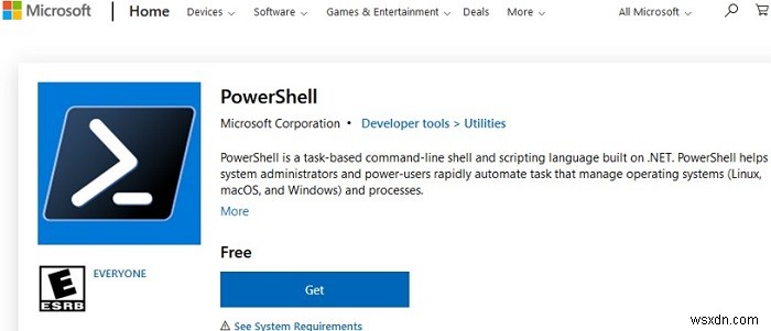 Windows에서 PowerShell 버전 업데이트 