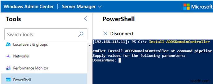 Windows Server Core:Active Directory 도메인 컨트롤러 설치 