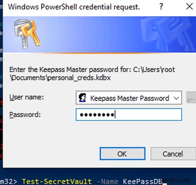 PowerShell SecretManagement 모듈:자격 증명 및 비밀을 안전하게 관리 