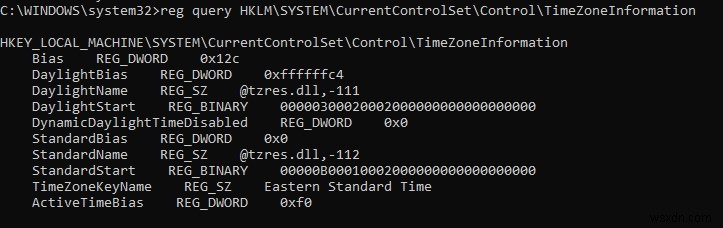 CMD, PowerShell 및 GPO를 통해 Windows에서 표준 시간대 설정 변경 