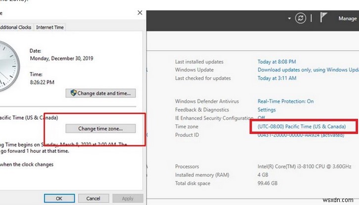 CMD, PowerShell 및 GPO를 통해 Windows에서 표준 시간대 설정 변경 