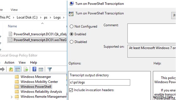 PowerShell 스크립트에서 로그 파일에 출력 쓰기 