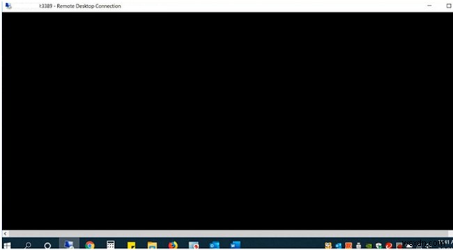 Windows RDP(원격 데스크톱) 연결 사용 중 검은색 화면 