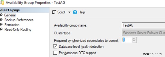 SQL Server에서 Always-On 고가용성 그룹 구성 