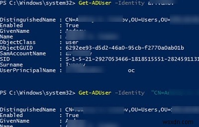 Get-ADUser:PowerShell로 Active Directory 사용자 정보 찾기 