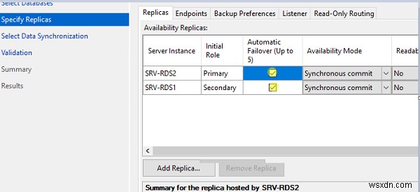 Windows Server에서 RDS 연결 브로커 고가용성 구성 