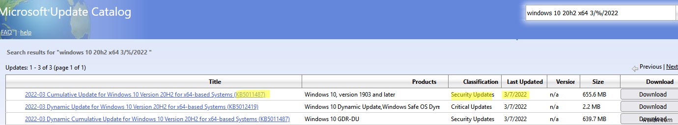 Windows 업데이트를 수동으로 다운로드하고 설치하는 방법은 무엇입니까? 