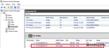 Windows Server 2016의 스토리지 공간 다이렉트에서 실패한 물리적 디스크 교체 