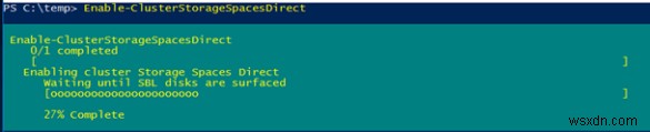 Windows Server 2016에서 스토리지 공간 다이렉트(S2D) 구성 