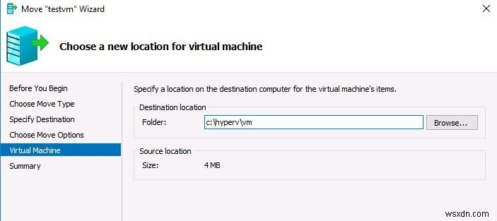 장애 조치 클러스터링 없이 Hyper-V 라이브 마이그레이션 구성 