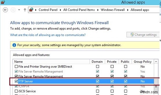 Windows Server 2016/2012 R2에서 사용자 격리를 사용하여 FTP 서버 구성 