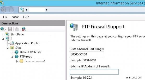 Windows Server 2016/2012 R2에서 사용자 격리를 사용하여 FTP 서버 구성 