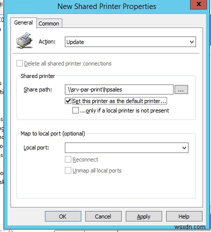 GPO를 사용하여 사용자/그룹/컴퓨터에 프린터를 배포하는 방법은 무엇입니까? 