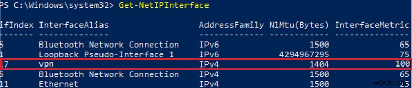 VPN을 통한 DNS 확인이 Windows 10에서 작동하지 않음 