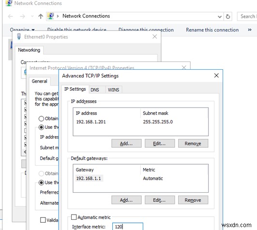 VPN을 통한 DNS 확인이 Windows 10에서 작동하지 않음 