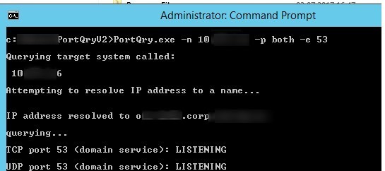 PortQry를 사용하여 TCP/UDP 열린 포트 확인(포트 스캐너) 
