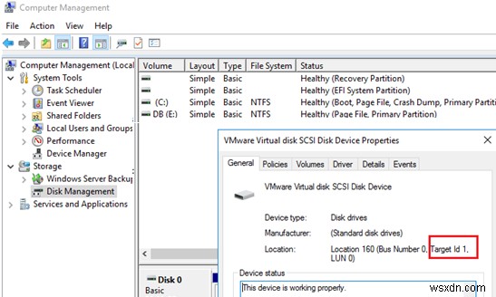 Windows 디스크와 VMWare VMDK 파일 일치 