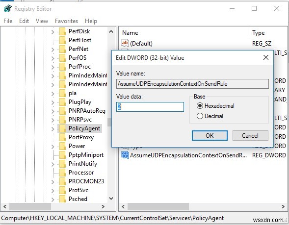 NAT 뒤에서 L2TP/IPSec VPN 연결 구성, VPN 오류 코드 809 