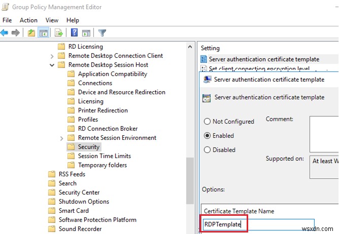 신뢰할 수 있는 SSL/TLS 인증서로 RDP 연결 보호 