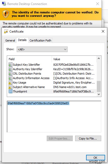 신뢰할 수 있는 SSL/TLS 인증서로 RDP 연결 보호 