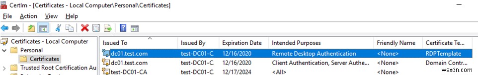 신뢰할 수 있는 SSL/TLS 인증서로 RDP 연결 보호 